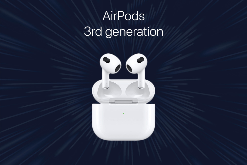 هدفون بلوتوثی اپل مدل AirPods 3